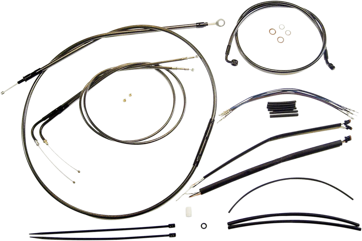 Magnum 487272 Black Pearl Handlebar Installation Kit for 15-17in. Ape