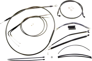 Magnum 487272 Black Pearl Handlebar Installation Kit for 15-17in. Ape