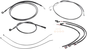 Magnum 487932 Black Pearl Handlebar Installation Kit for 15-17in. Ape