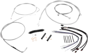 Magnum 589272 Stainless Steel XR Handlebar Installation Kit for 15-17in. Ape