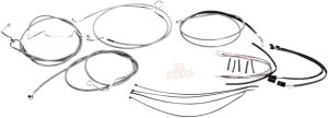 Magnum 589551 Stainless Steel XR Handlebar Installation Kit for 12-14in. Ape