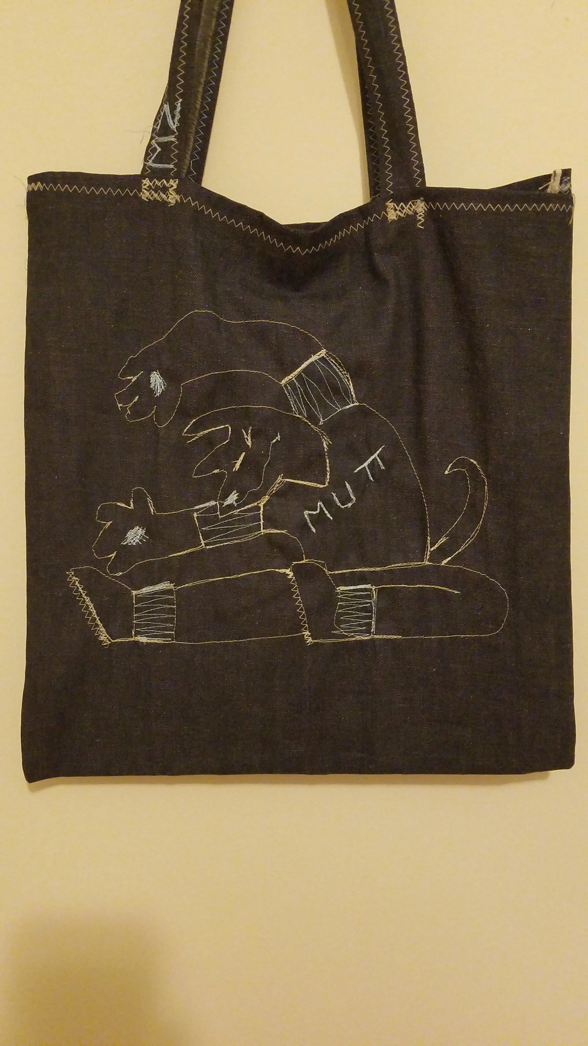 Mark Zubrovich, "Doggy Bag, Blue"