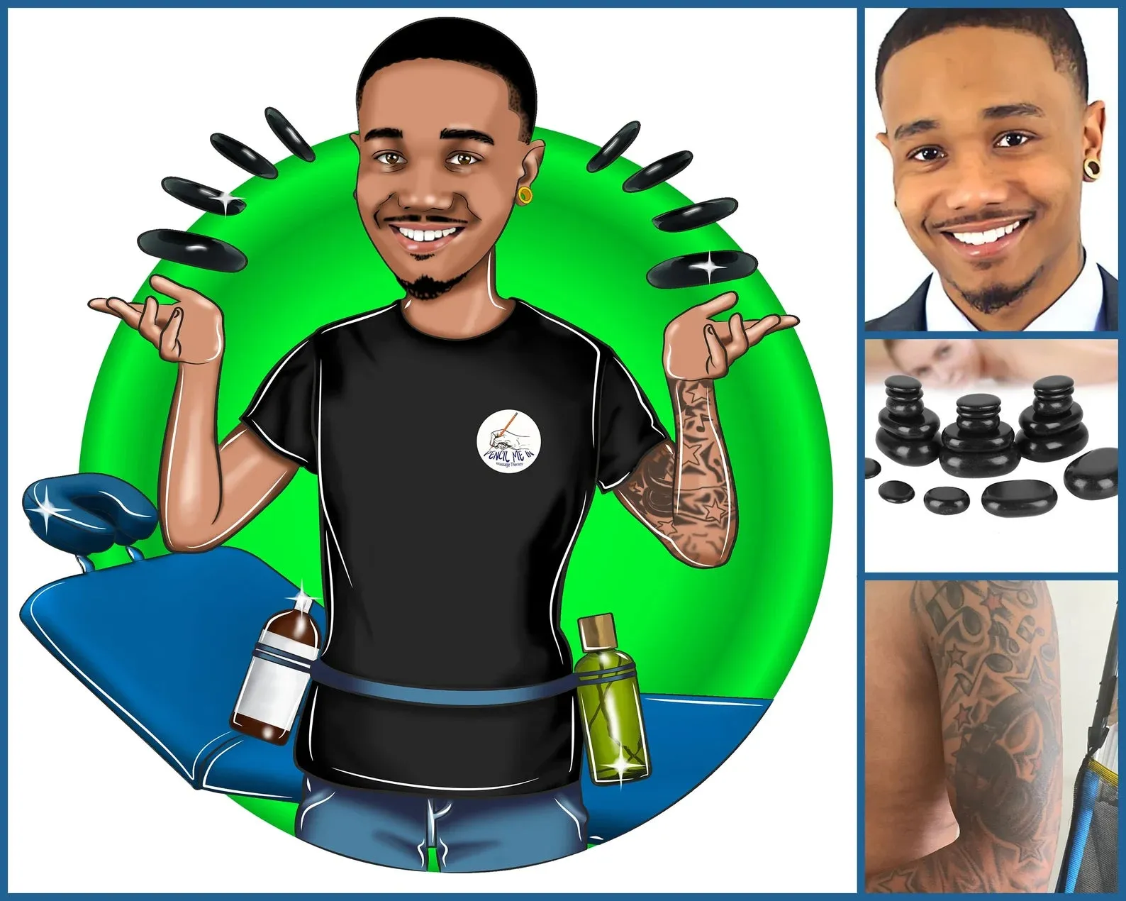 Massage Therapist Logo