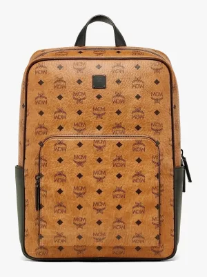 MCM Aren Vi Backpack-MMKDSTA01-Cognac
