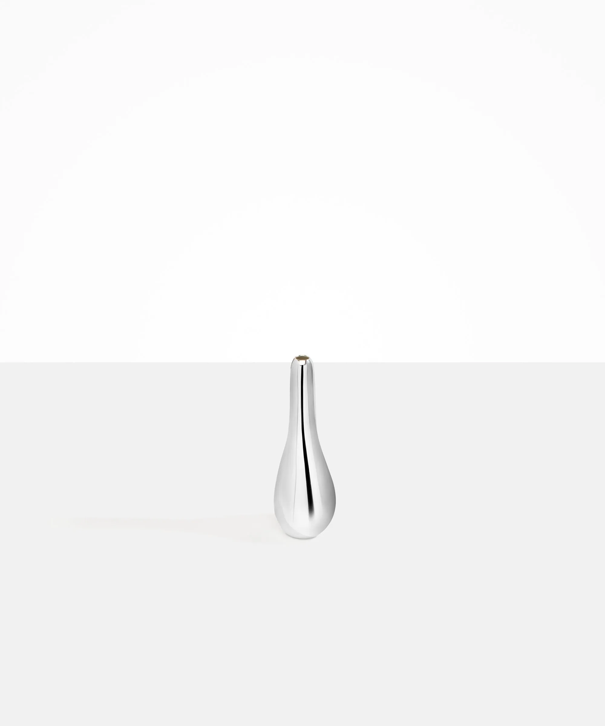 Medium Metal Swan Vase