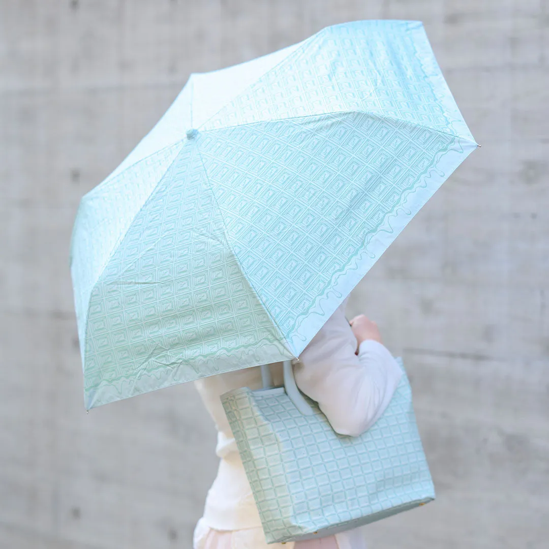 Melty Mint Chocolate Folding Umbrella【Japan Jewelry】