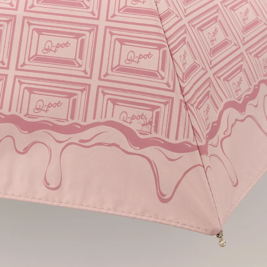 Melty Strawberry Chocolate Folding Umbrella【Japan Jewelry】