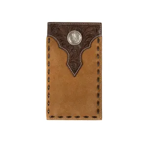 Men's Leather Gaucho Concho Bifold Wallet
