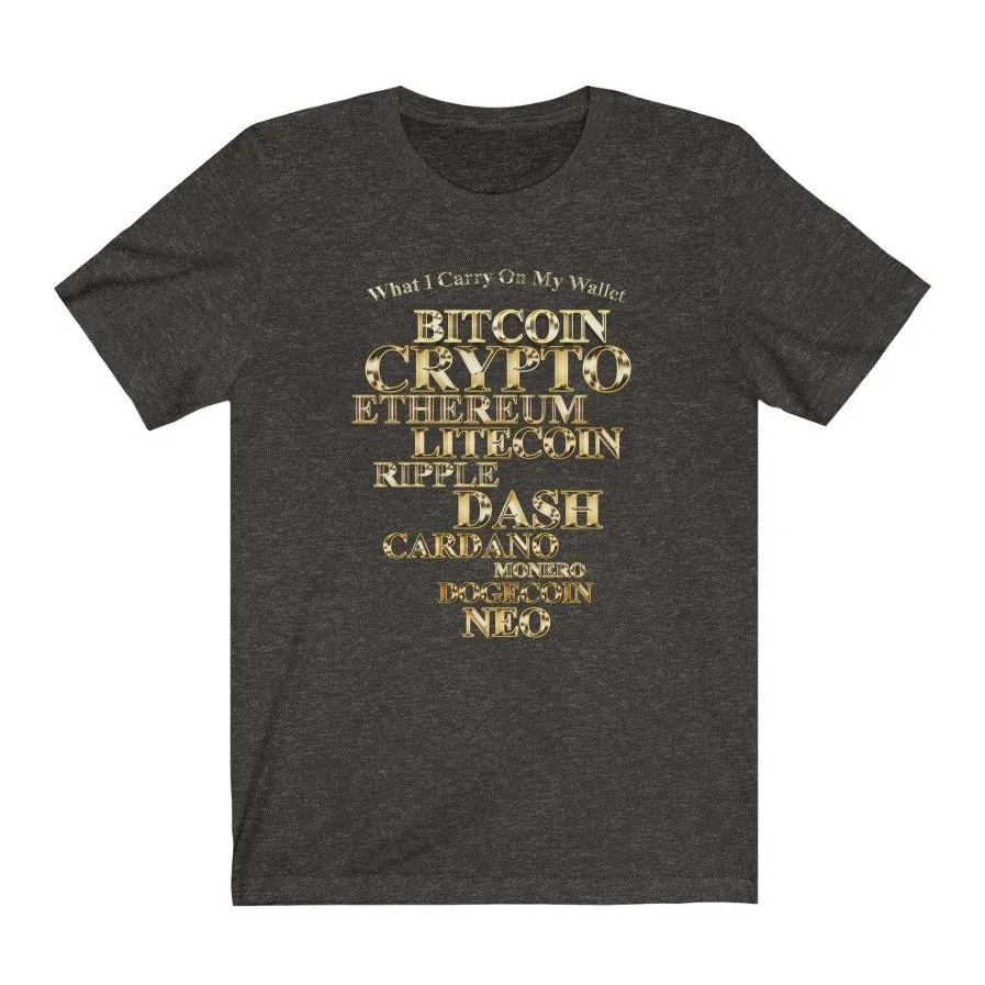 Metallic Gold Cryptocurrency Catalog