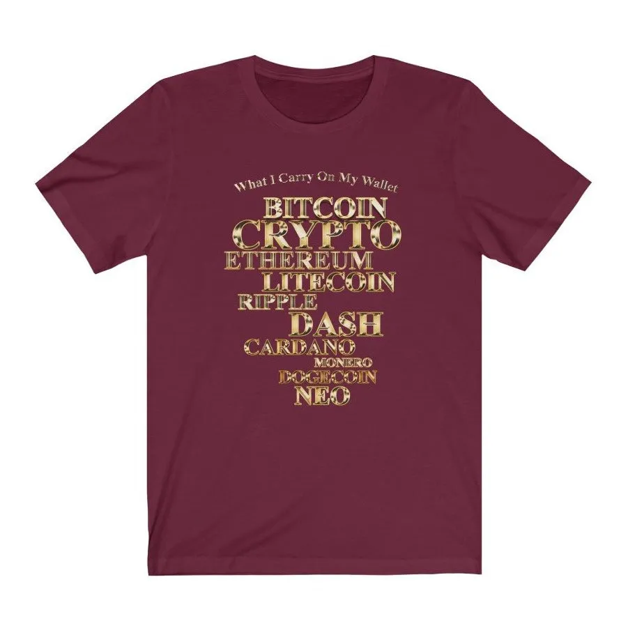 Metallic Gold Cryptocurrency Catalog
