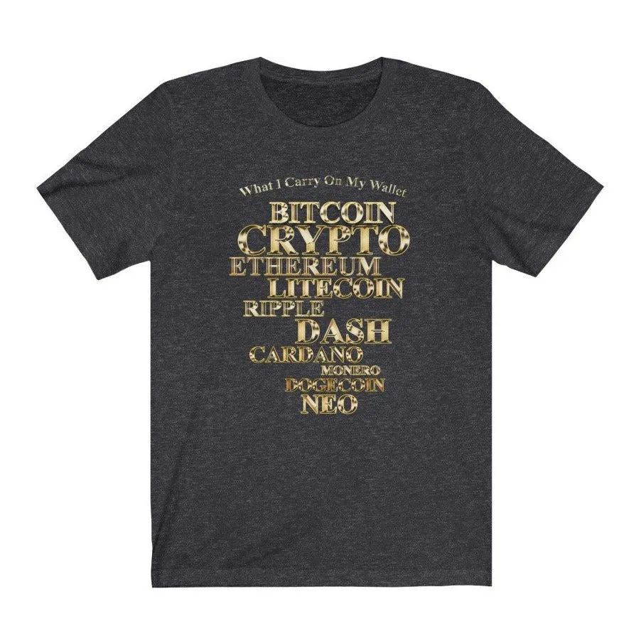 Metallic Gold Cryptocurrency Catalog