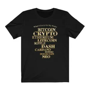Metallic Gold Cryptocurrency Catalog