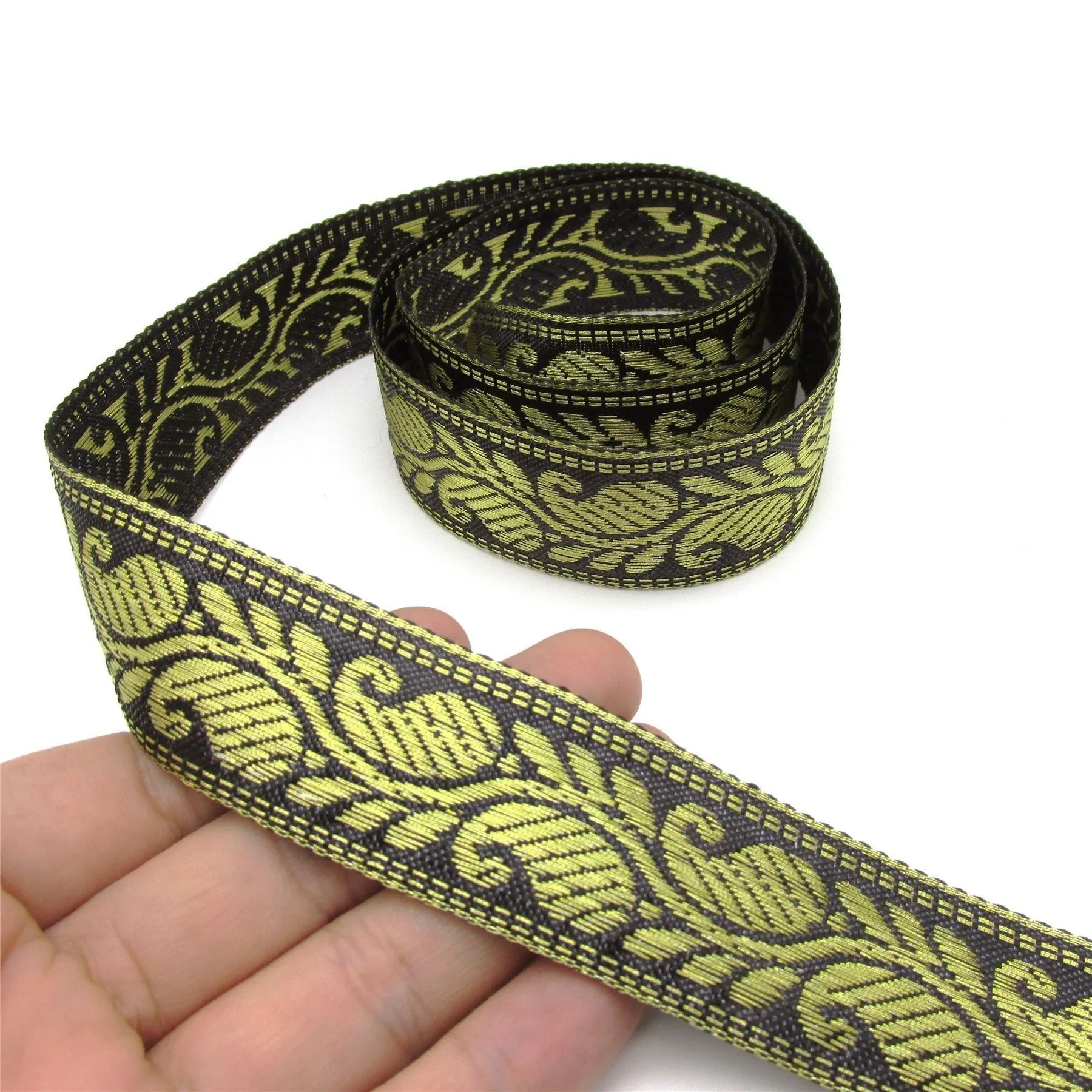 Metallic Leaf Braid 30mm 6860