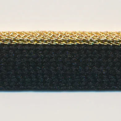Metallic Piping #2 Gold & Black