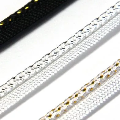 Metallic Piping #3 Gold & Black