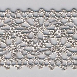 Metallic Torchon Lace #4 Pink Gold