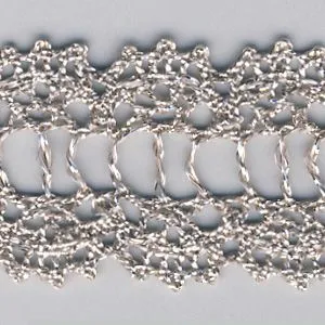 Metallic Torchon Lace #4 Pink Gold