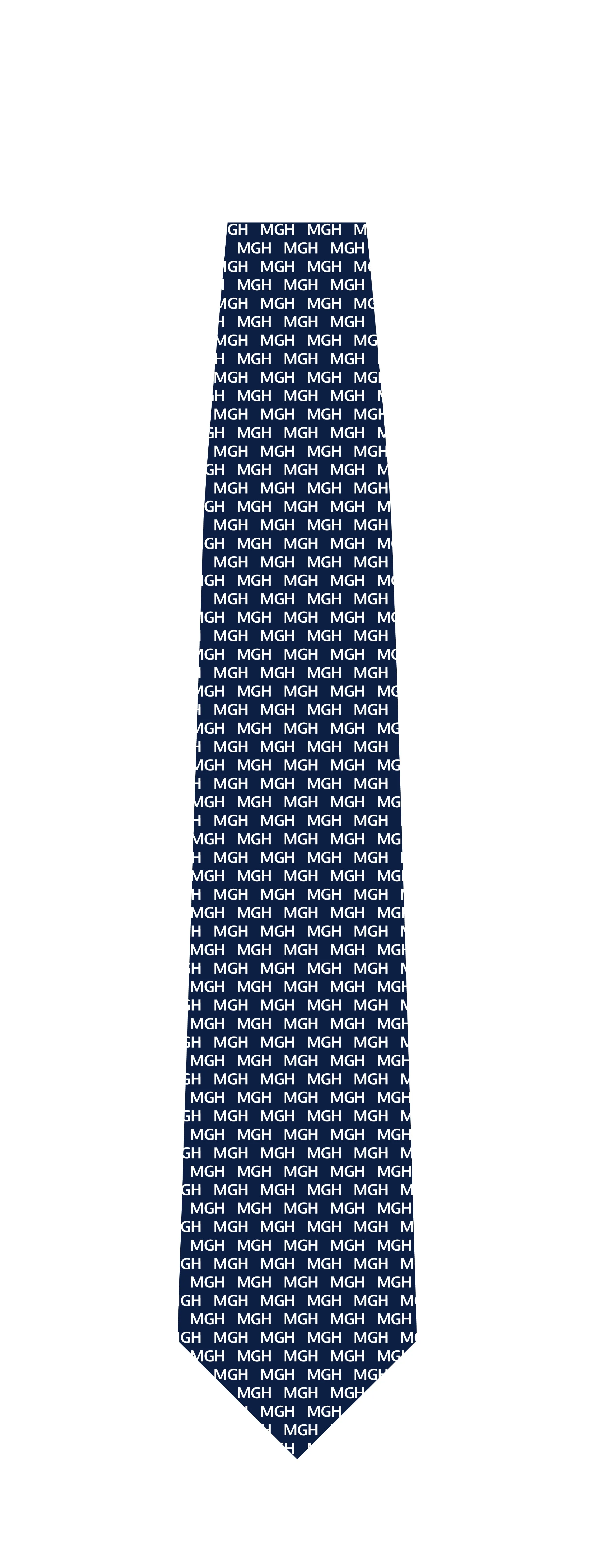 MGH Initials Tie