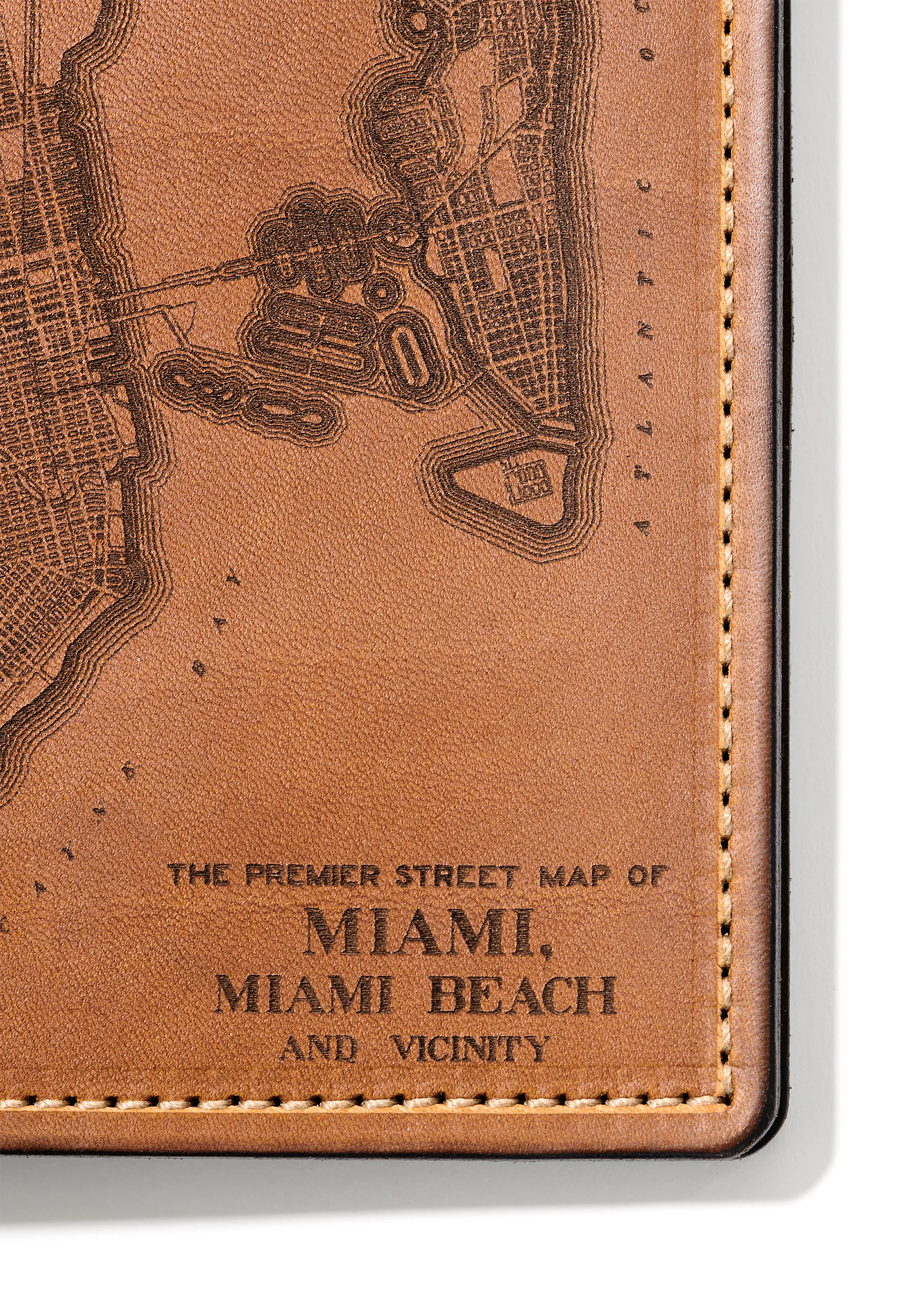 Miami Map Passport Wallet