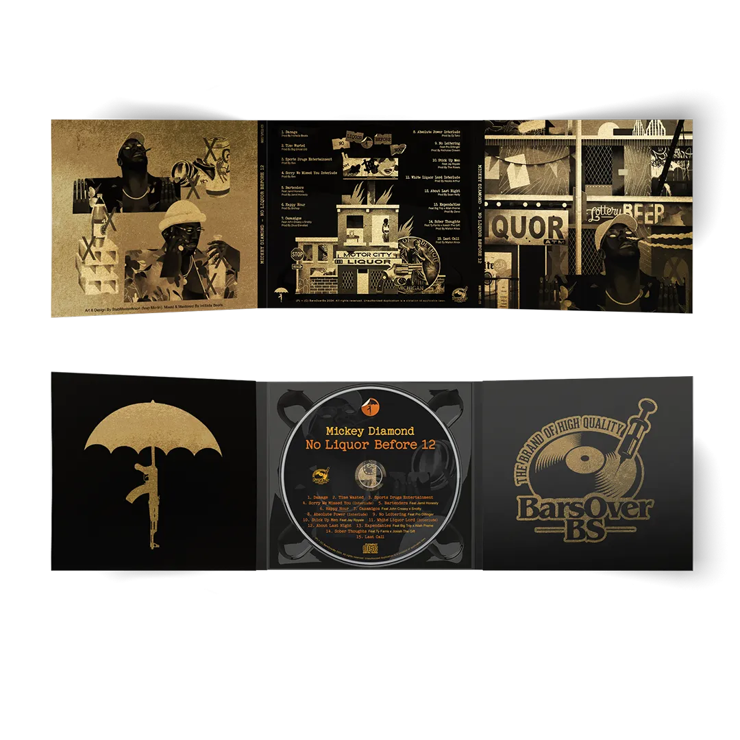 Mickey Diamond - No Liquor Before 12 (2nd Edition) (Gold Digipak CD With Obi Strip) (ONE PER PERSON/HOUSEHOLD)