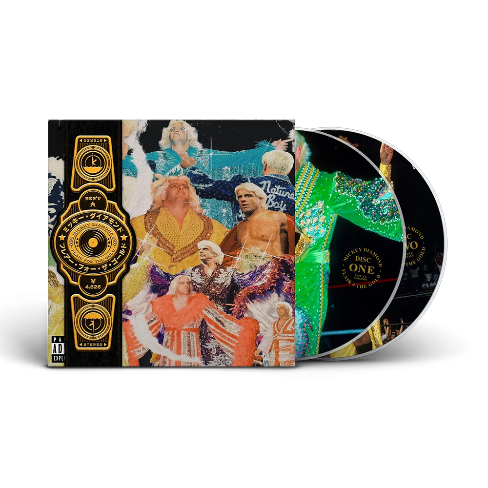 Mickey Diamond "Flair For The Gold" Double Disc With Instrumentals & Obi Strip