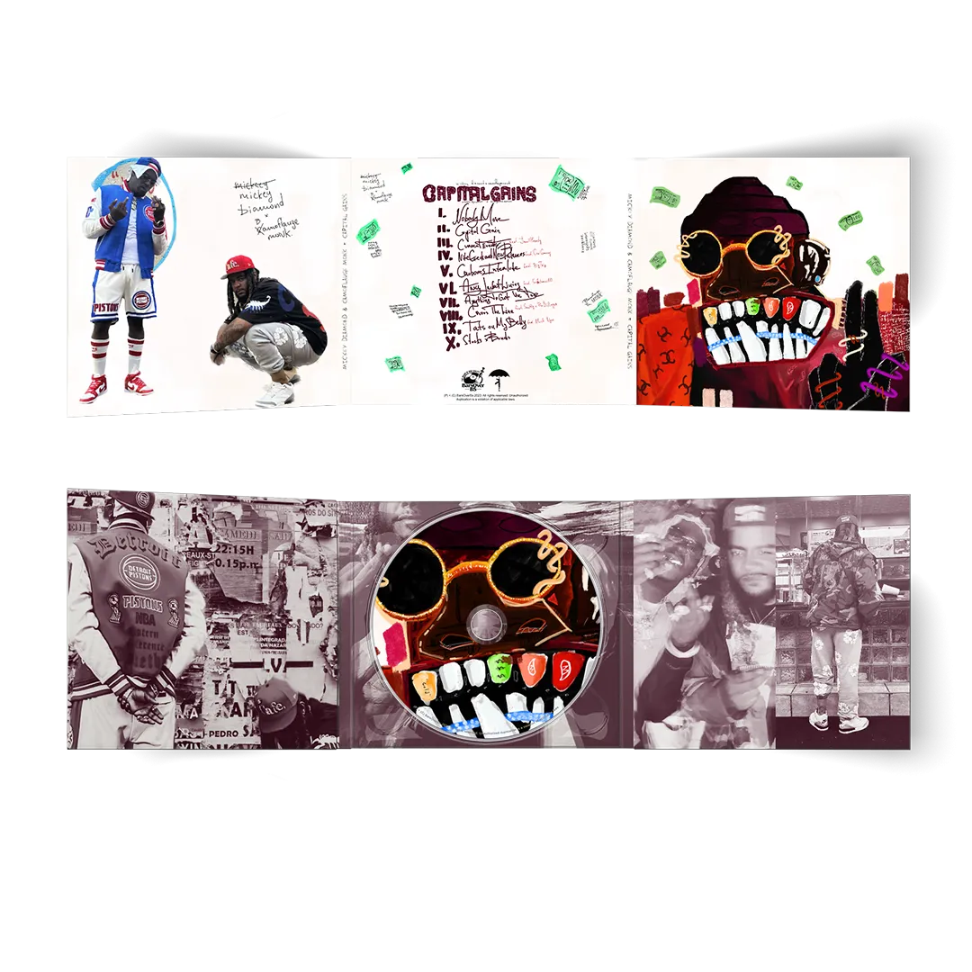 Mickey Diamond x Camoflauge Monk - Capital Gains (Digipak CD With Obi Strip) (Glass Mastered CD)