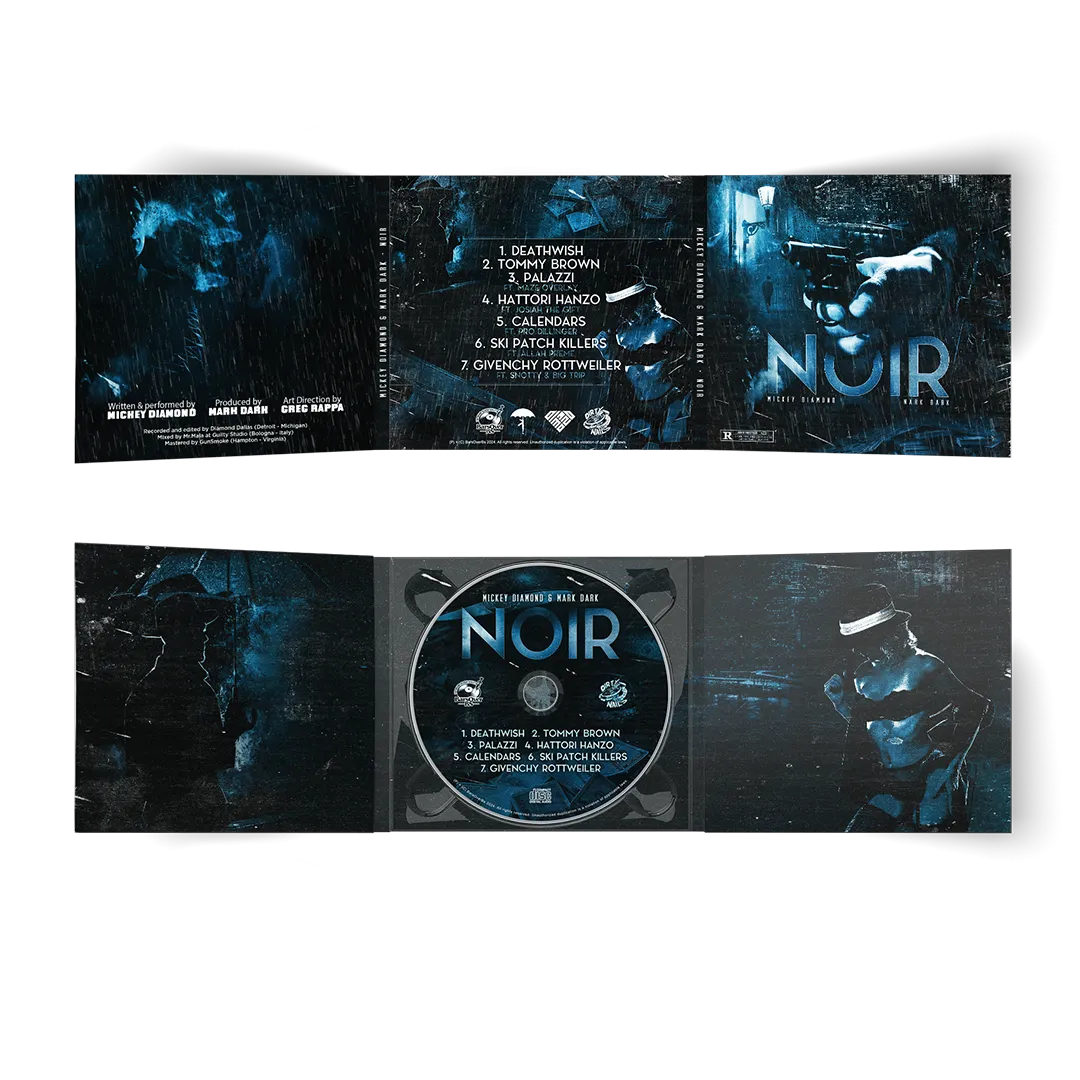 Mickey Diamond x Mark Dark - Noir (Digipak With Obi Strip) (Instrumentals Included)