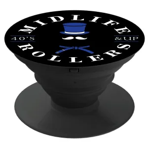 Midlife Rollers Blue Belt Phone Pop Grip / Stand