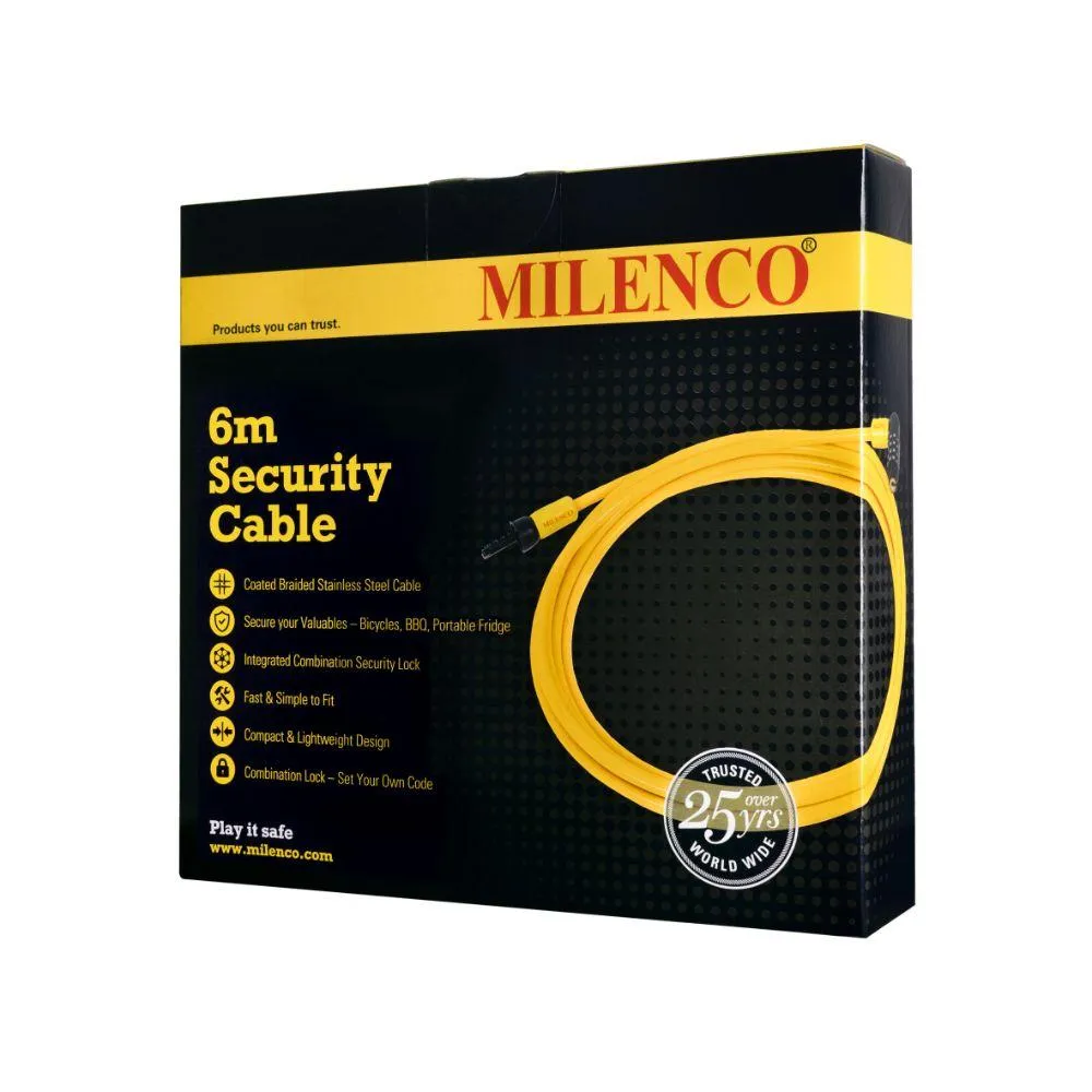Milenco - 6m Security Cable - MIL5951