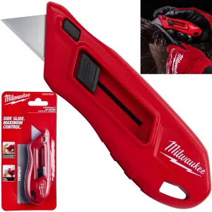 Milwaukee Compact Sliding Retractable Utility Knife Cutting Blade