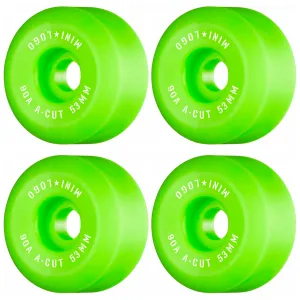Mini Logo A-Cut 2 90a Green Wheels 53mm