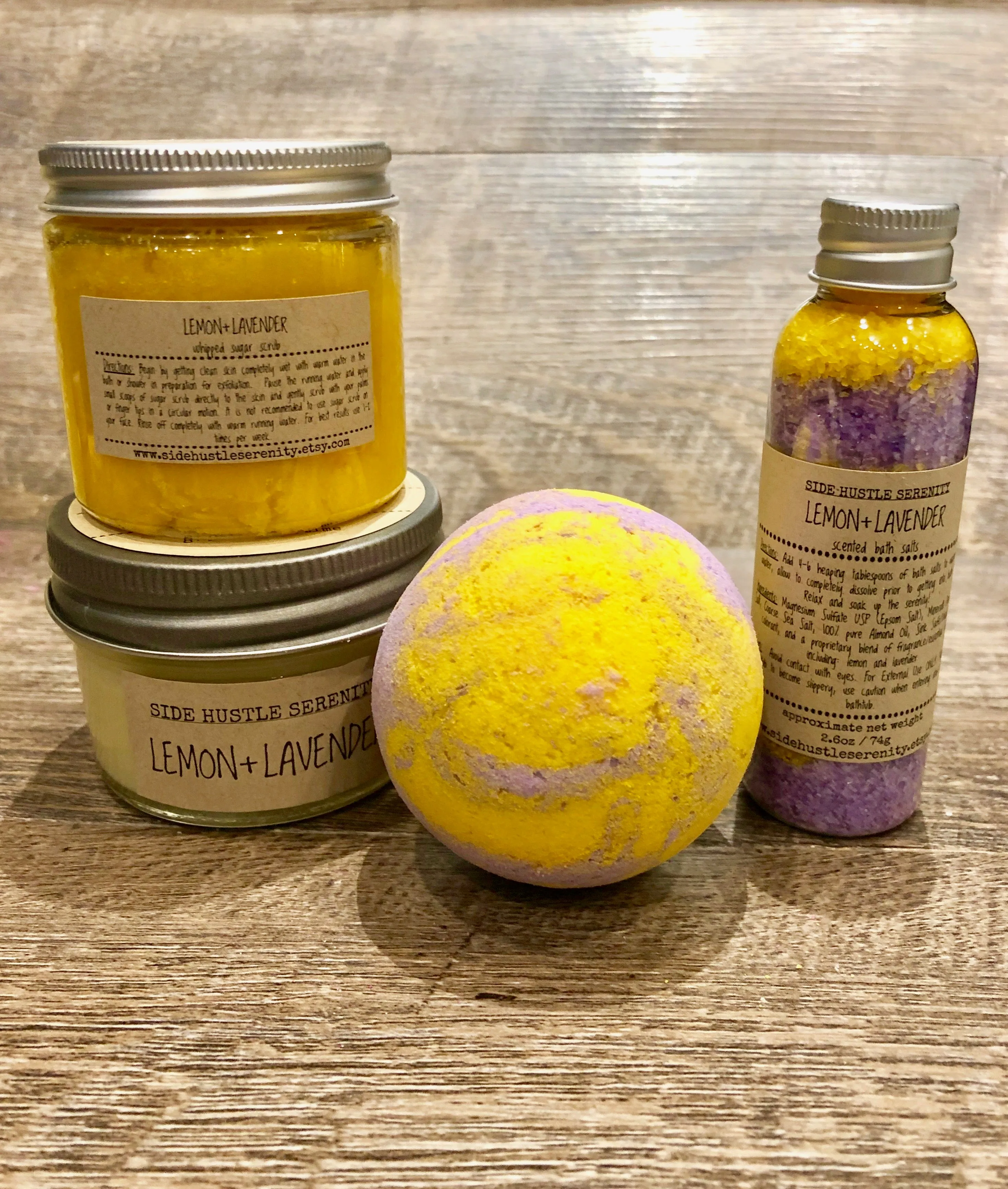 Mini Spa Gift Set | Lemon   Lavender