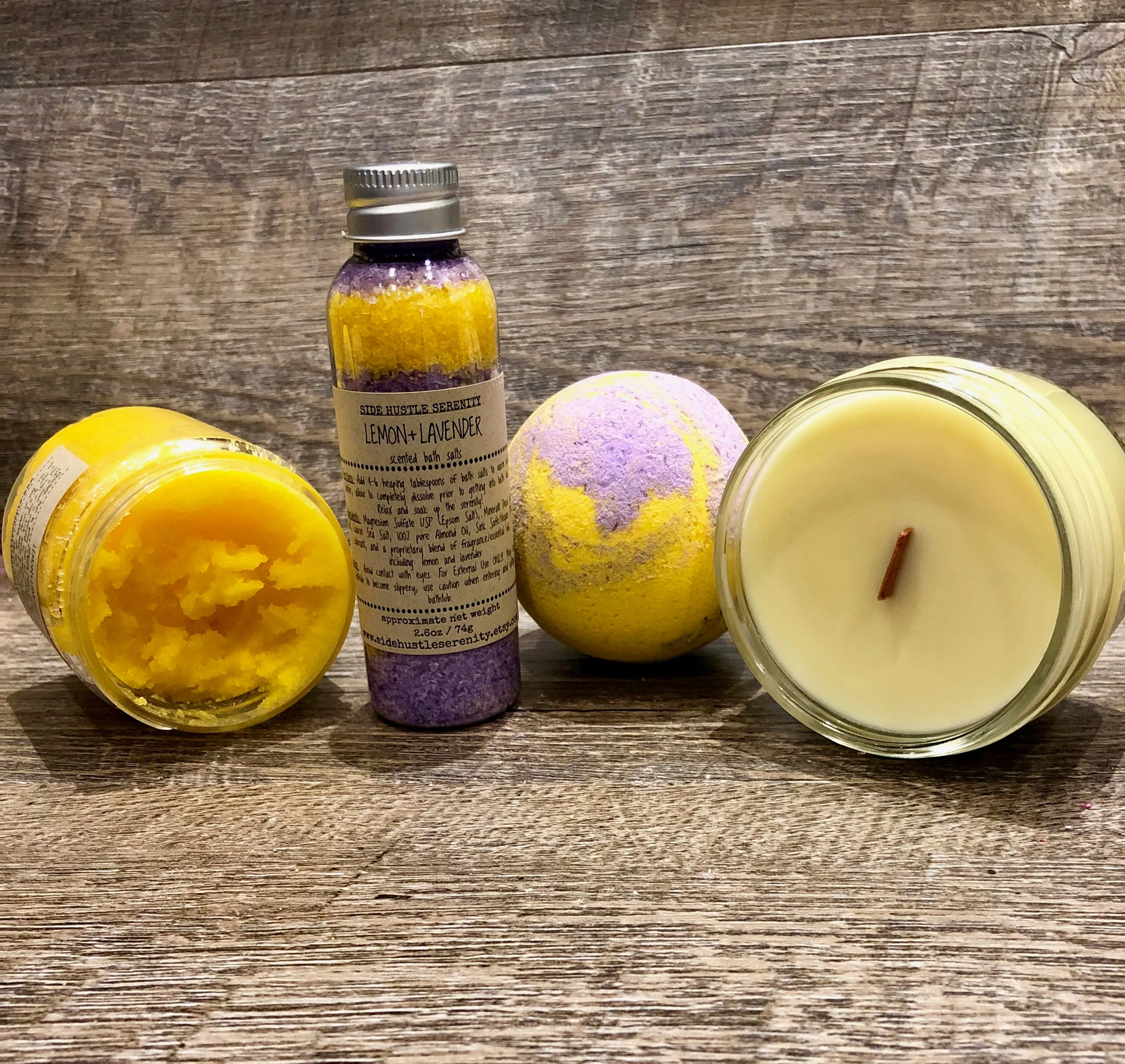 Mini Spa Gift Set | Lemon   Lavender