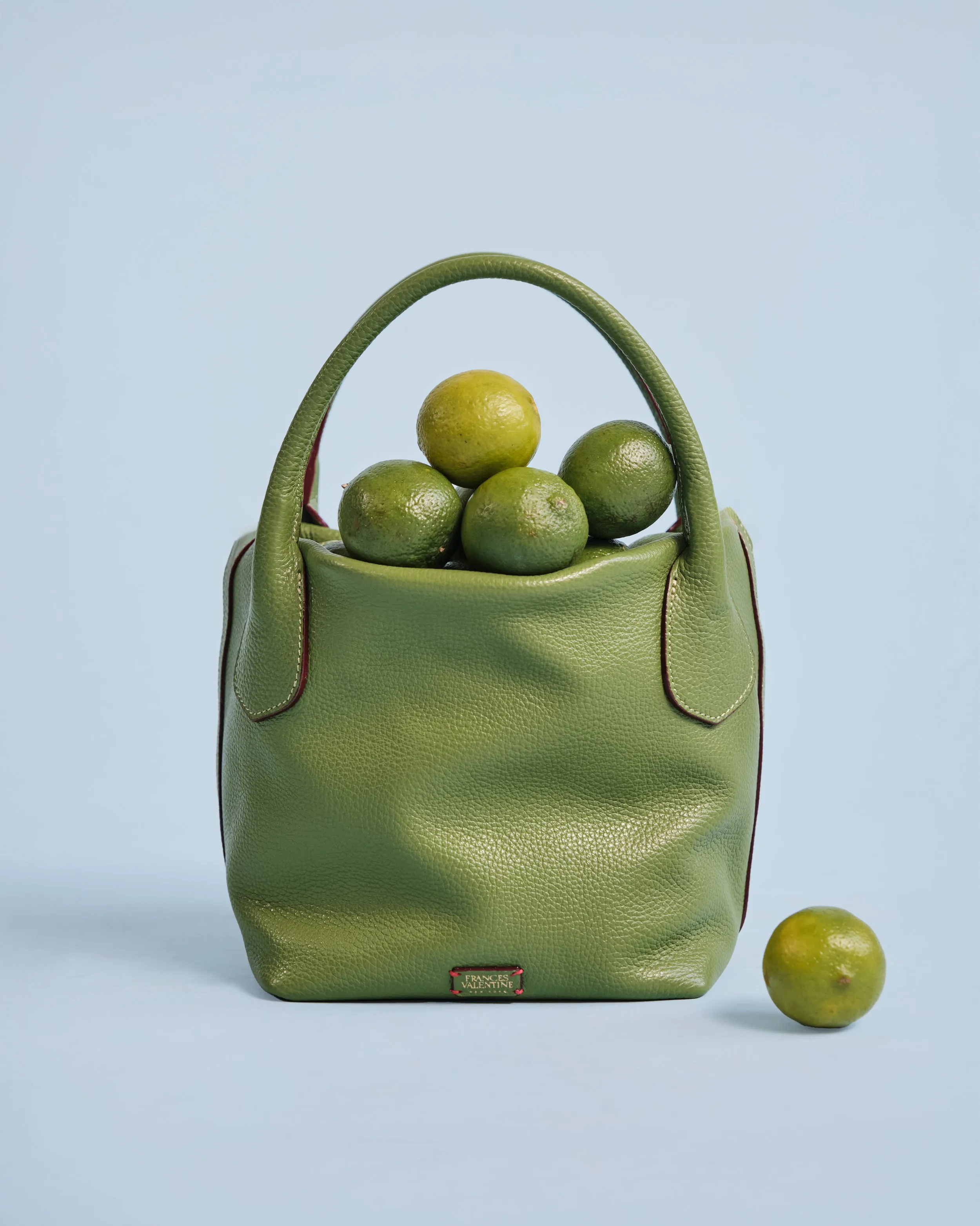 Mini Sweet Pea - Tumbled Leather Green