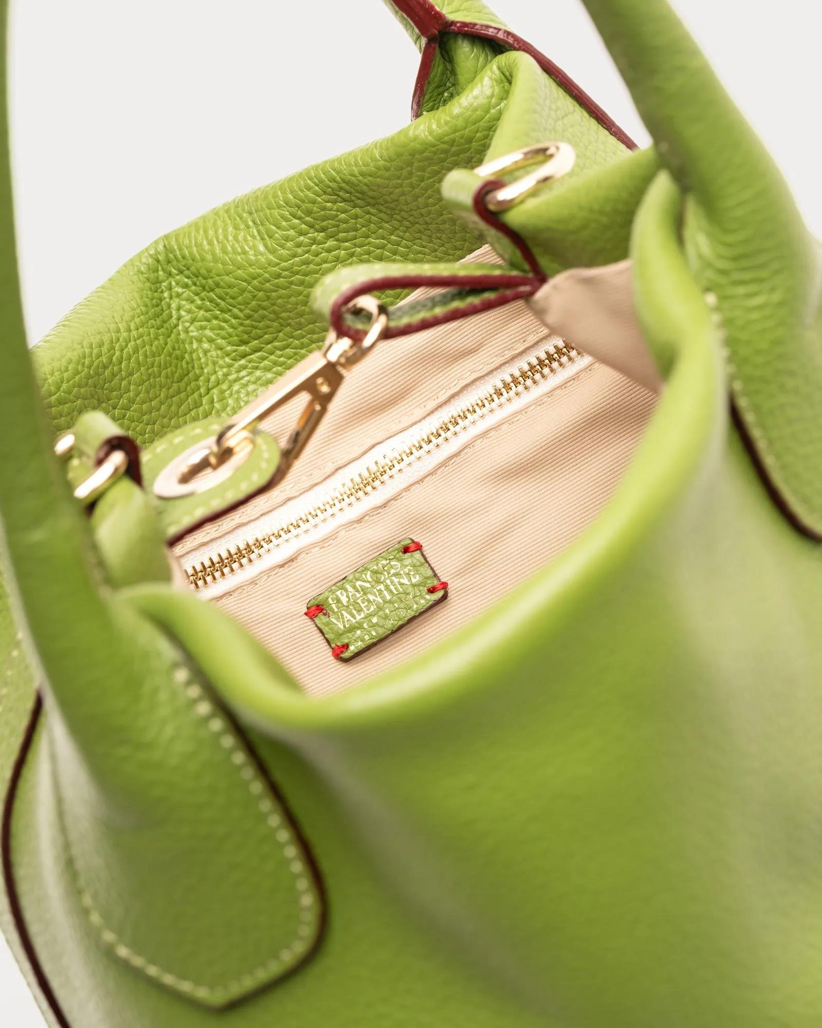 Mini Sweet Pea - Tumbled Leather Green