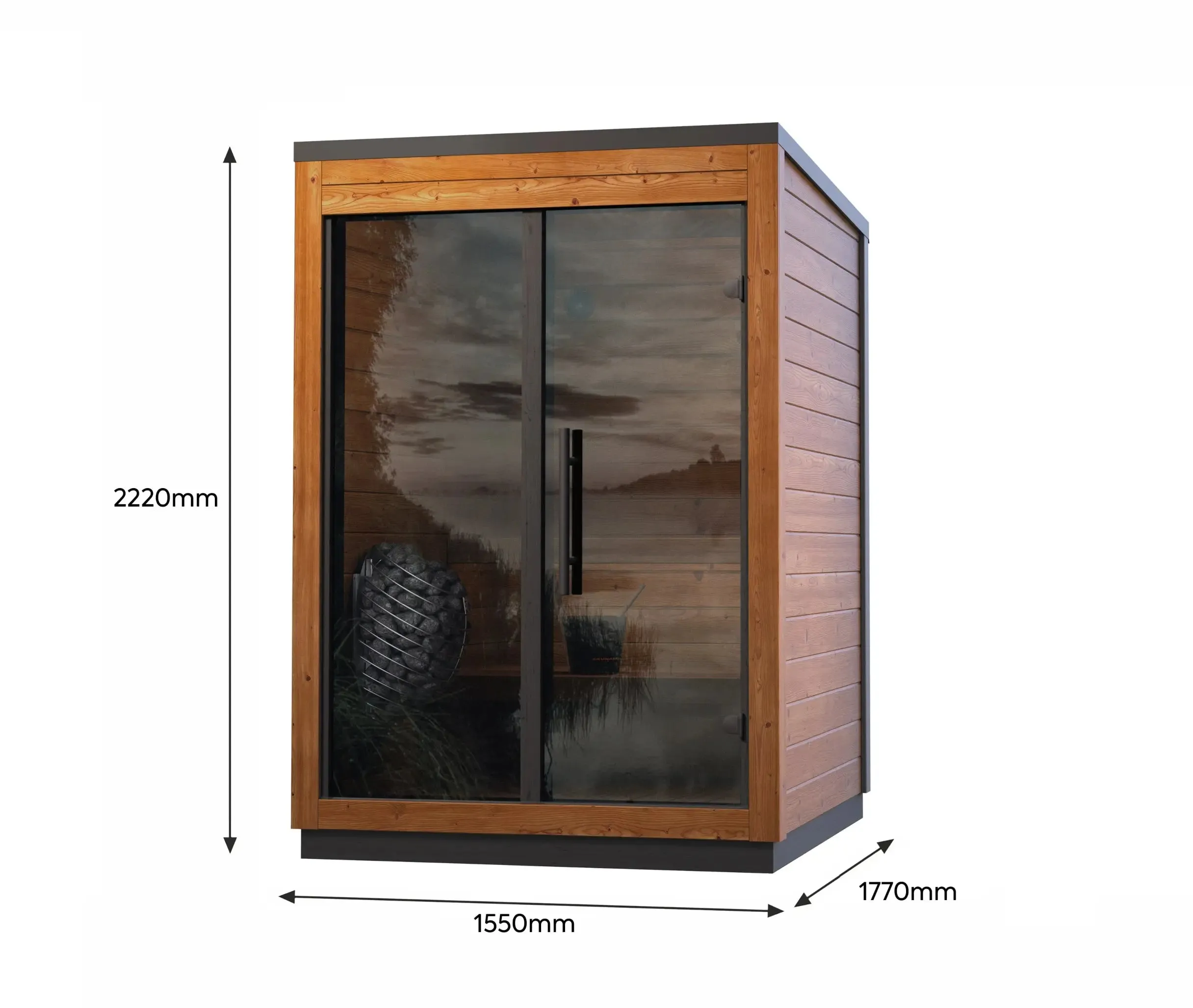 Modern Sauna - Nebula Mini