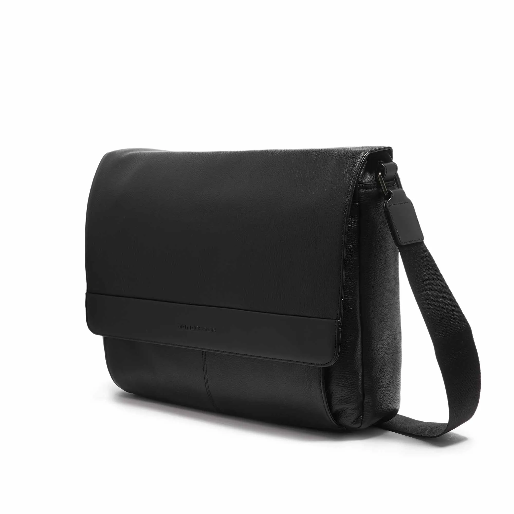 Momodesign tracolla Dollaro in Pelle Nera