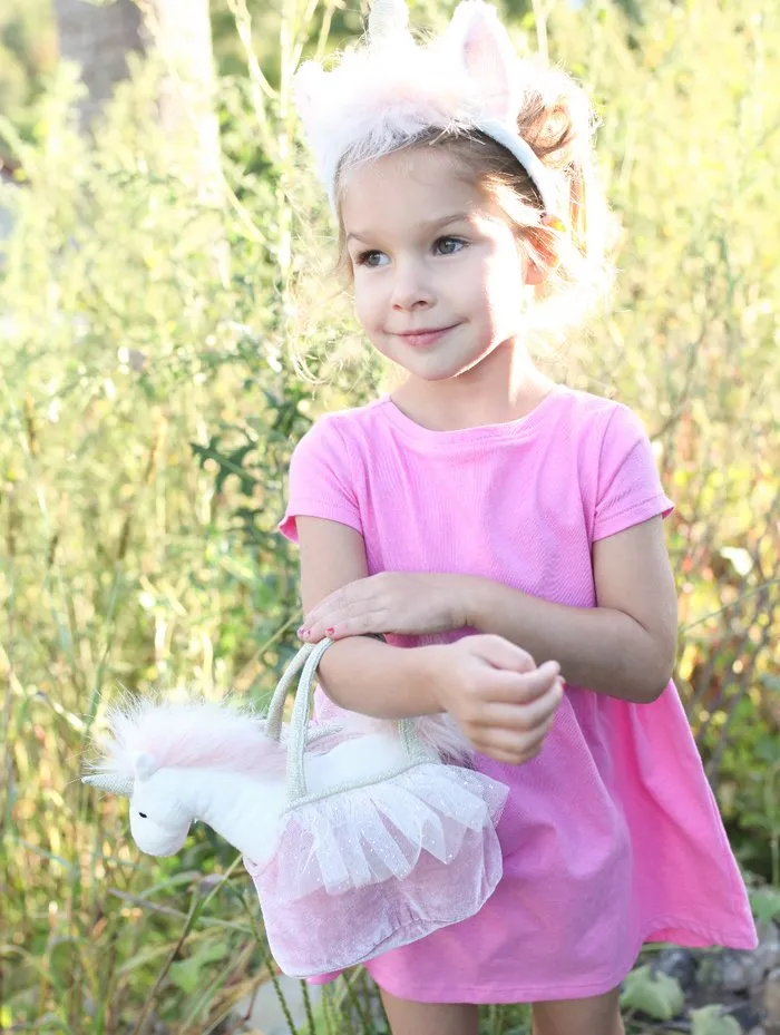 MON AMI - Pretty Unicorn Plush Toy In Purse Ophelia