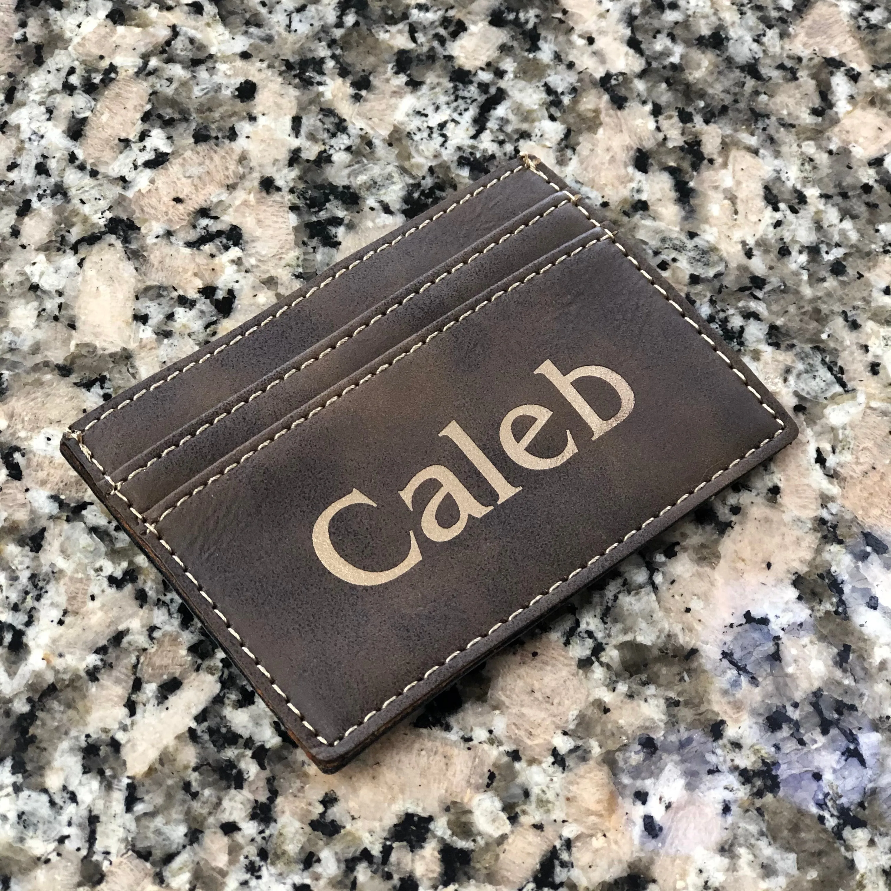 Money Clip - Leatherette w/ Card Holder