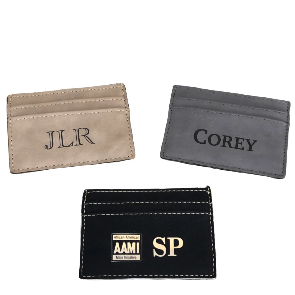 Money Clip - Leatherette w/ Card Holder
