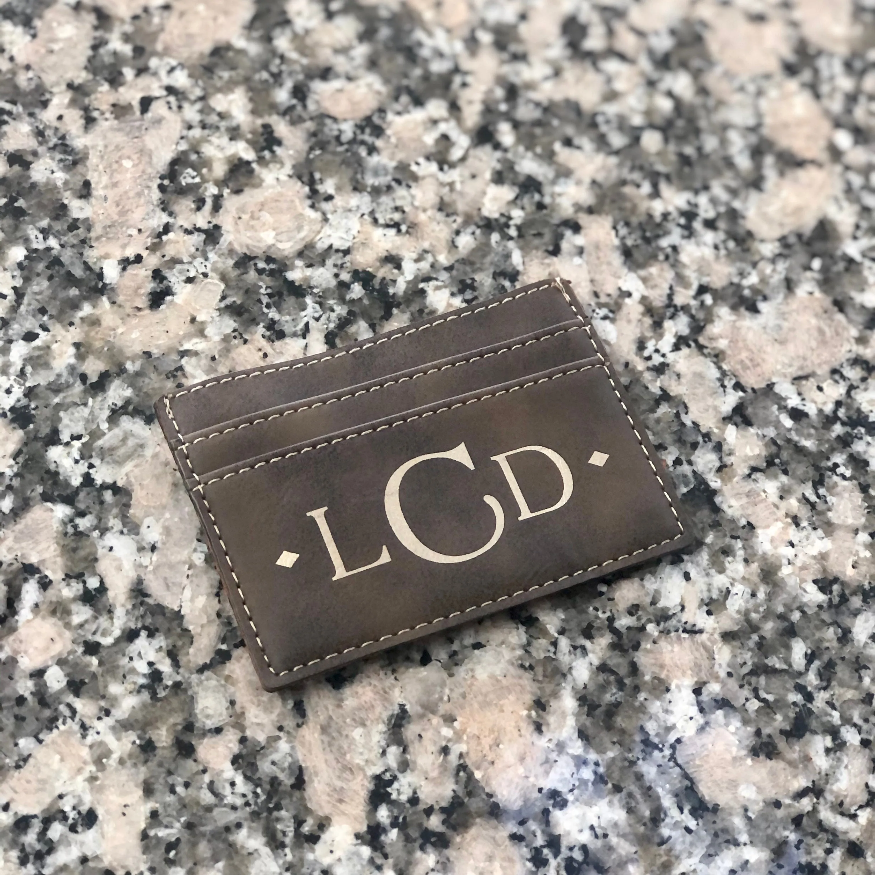 Money Clip - Leatherette w/ Card Holder