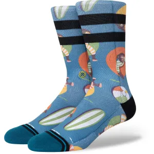 Monkey Chillin Crew Sock