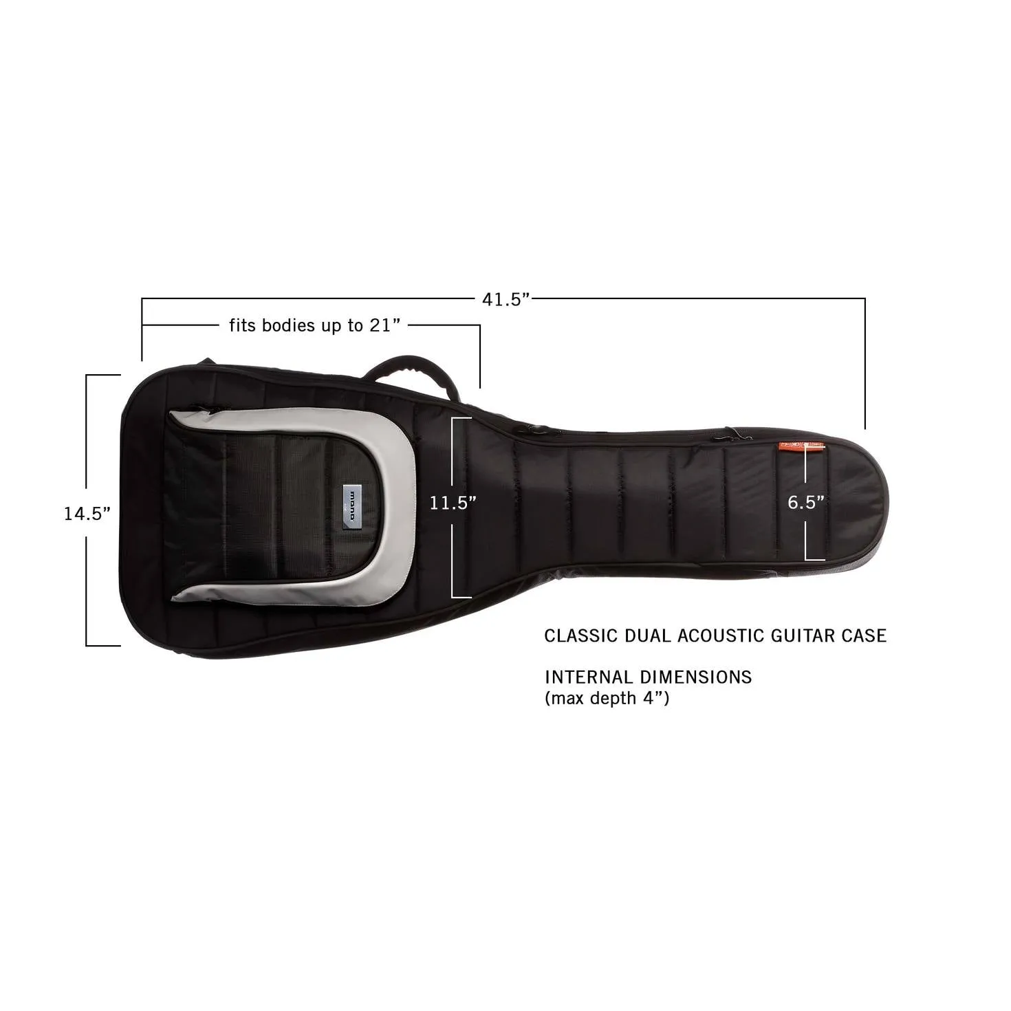 MONO M80 Dual Electric Guitar Case Black