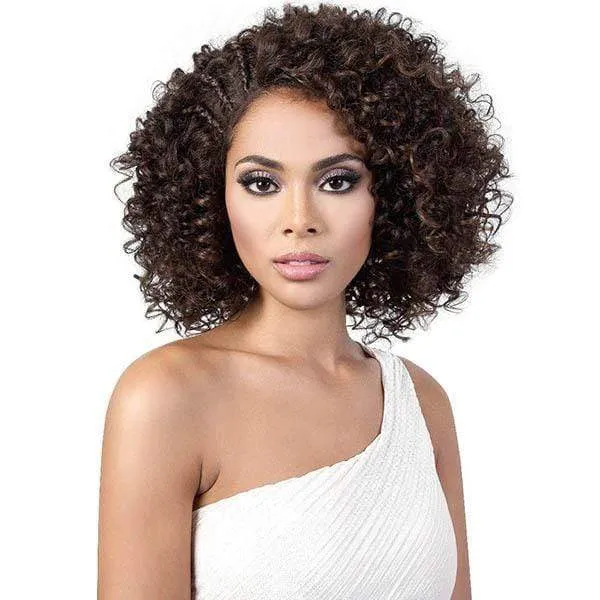 Motown Tress Synthetic Hair Deep Part Super Glam Let's Lace Wig - L. DORA