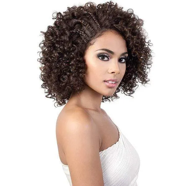 Motown Tress Synthetic Hair Deep Part Super Glam Let's Lace Wig - L. DORA