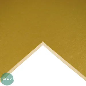 Mountboard - DALER ROWNEY Cream Core A1 – SINGLE SHEET -	METALLIC GOLD