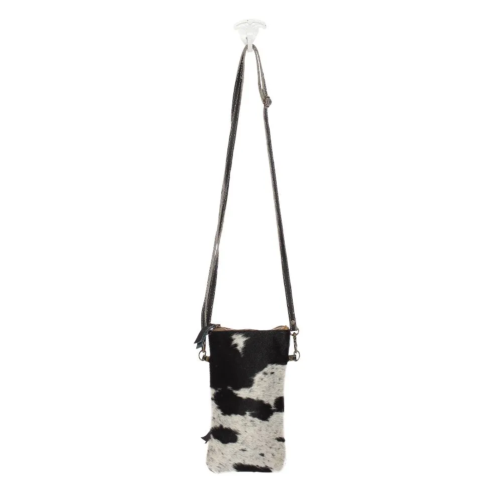 Myra Bag Black & White Crossbody Bag