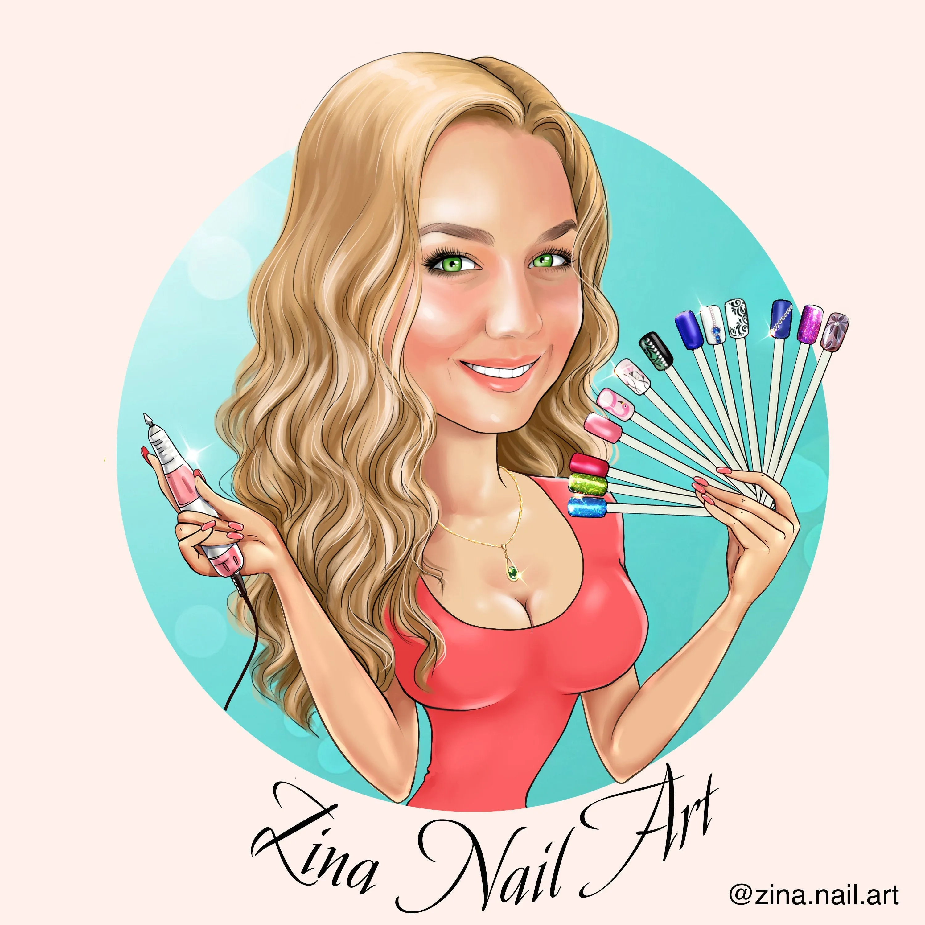Nail Artist Logo Design