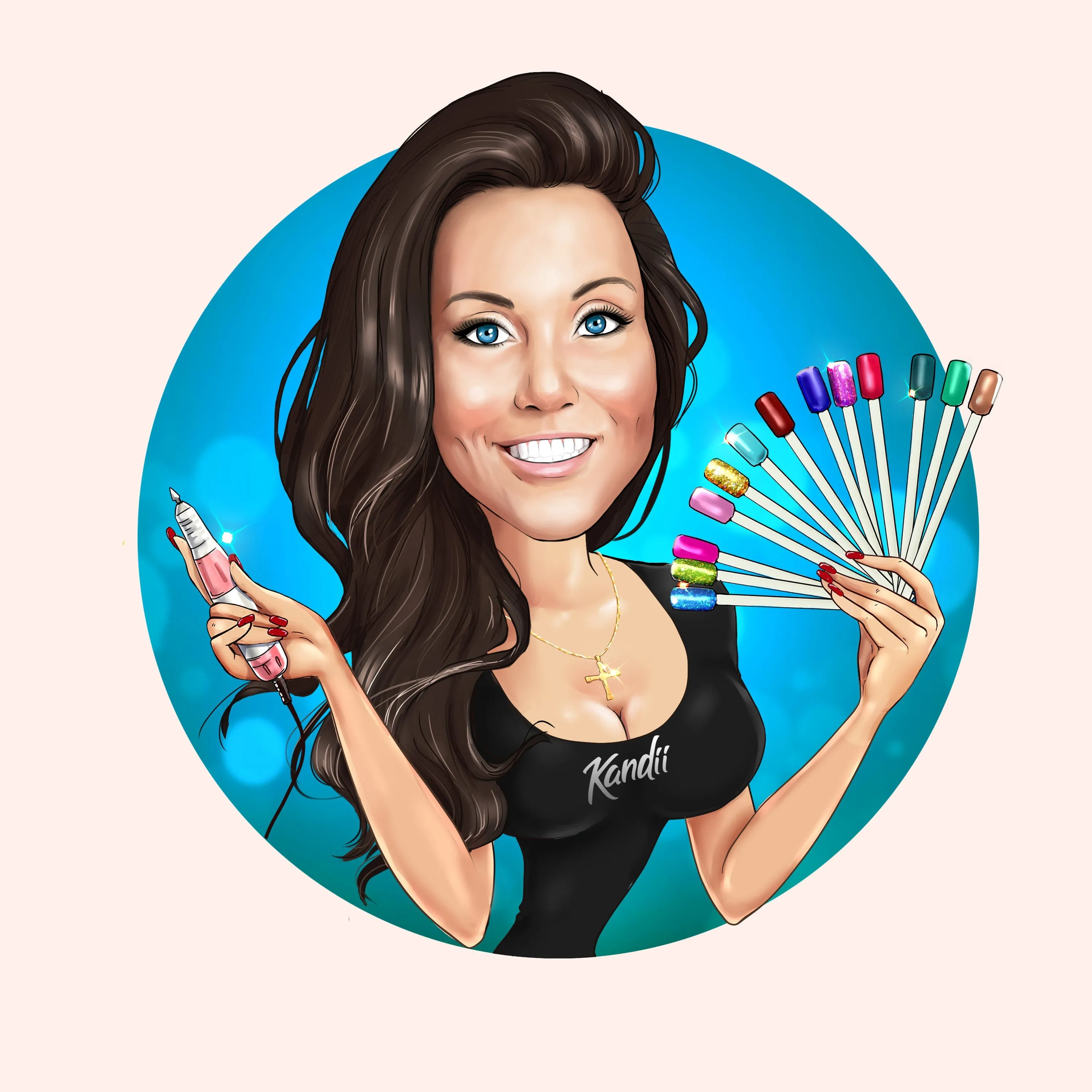 Nail Artist Logo Design