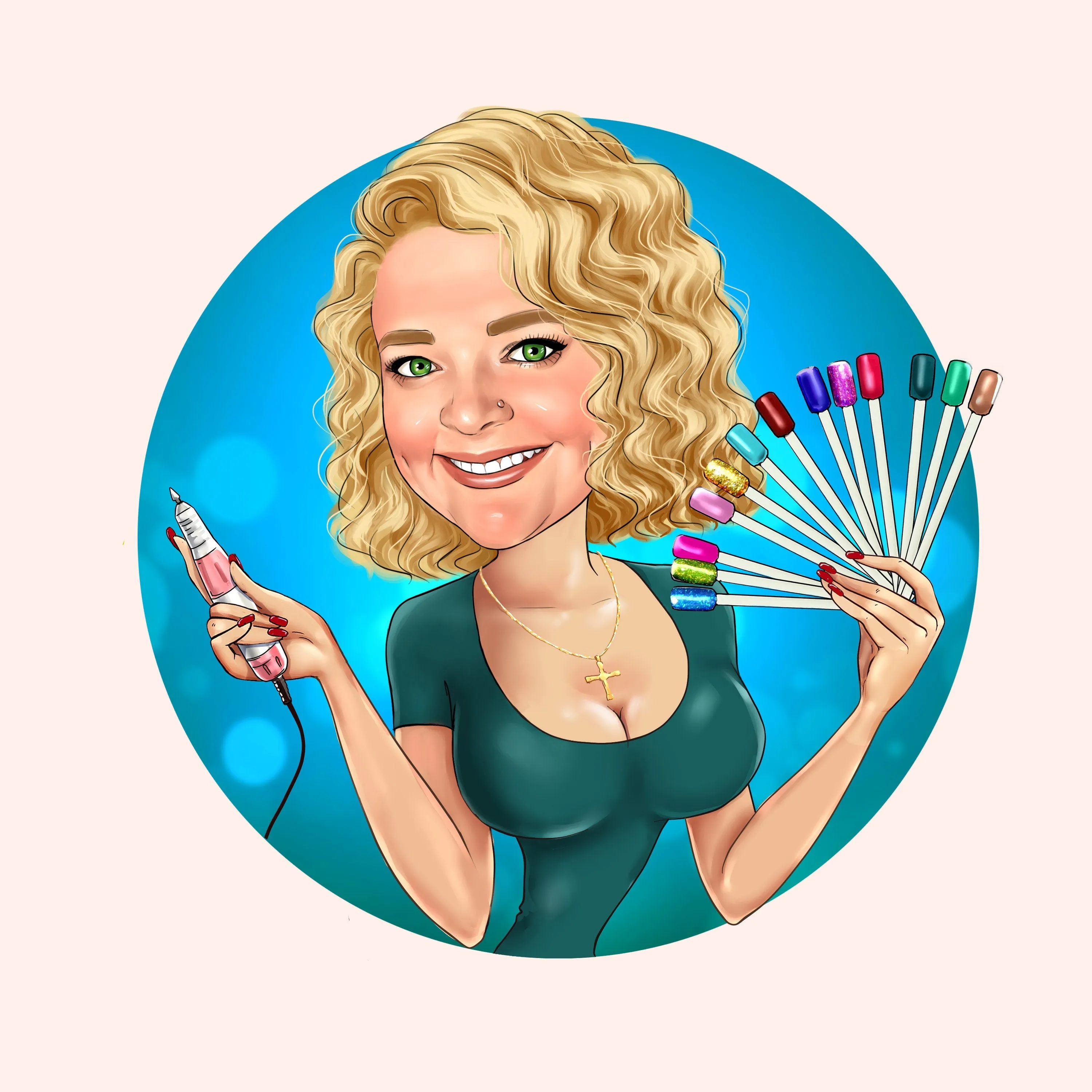 Nail Artist Logo Design